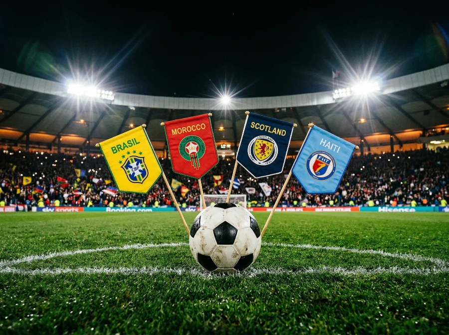 World Cup 2026 Group C featuring Brazil, Morocco, Scotland and Haiti