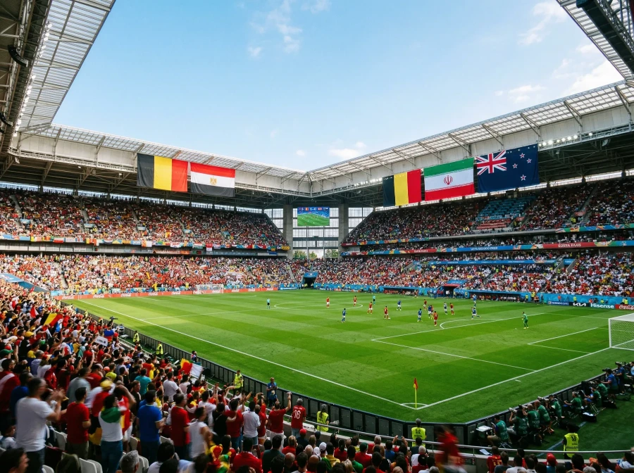 World Cup 2026 Group G with Belgium, Egypt, Iran and New Zealand