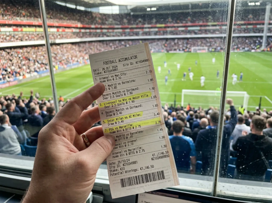 Parlay bet slip showing group stage combinations for the 2026 FIFA World Cup