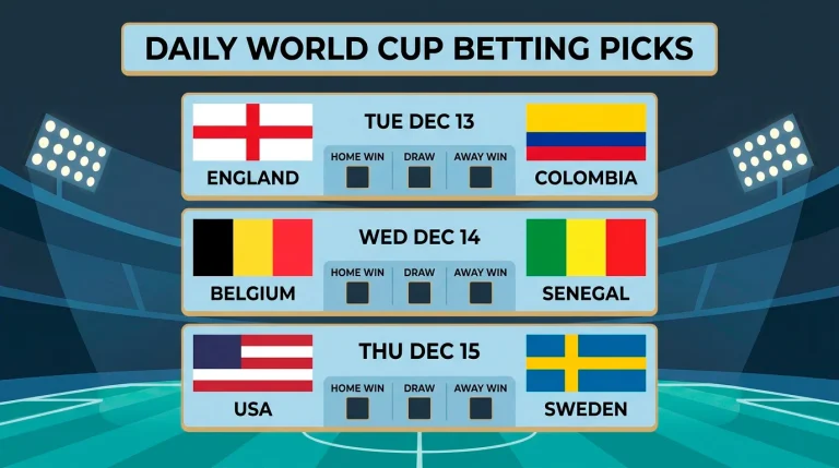Wednesday’s R32 Card — England, Belgium and a Co-Host Under the Lights