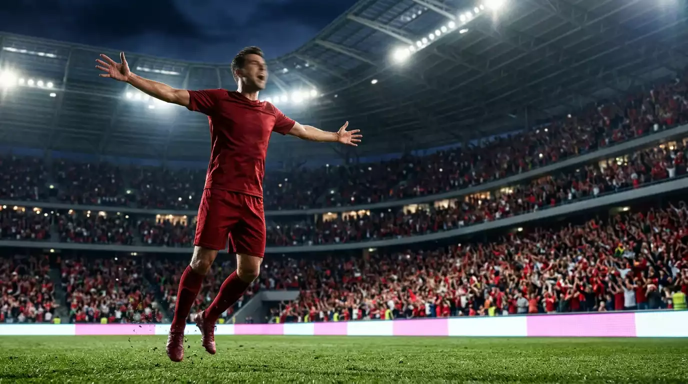 Cristiano Ronaldo celebrates a goal for Portugal at the 2026 World Cup